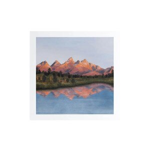 grand Tetons leah jay illustration mini print